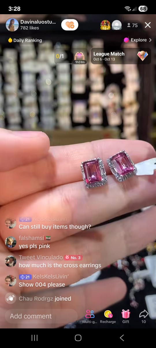 s925 crystal earrings link for F S 10.14