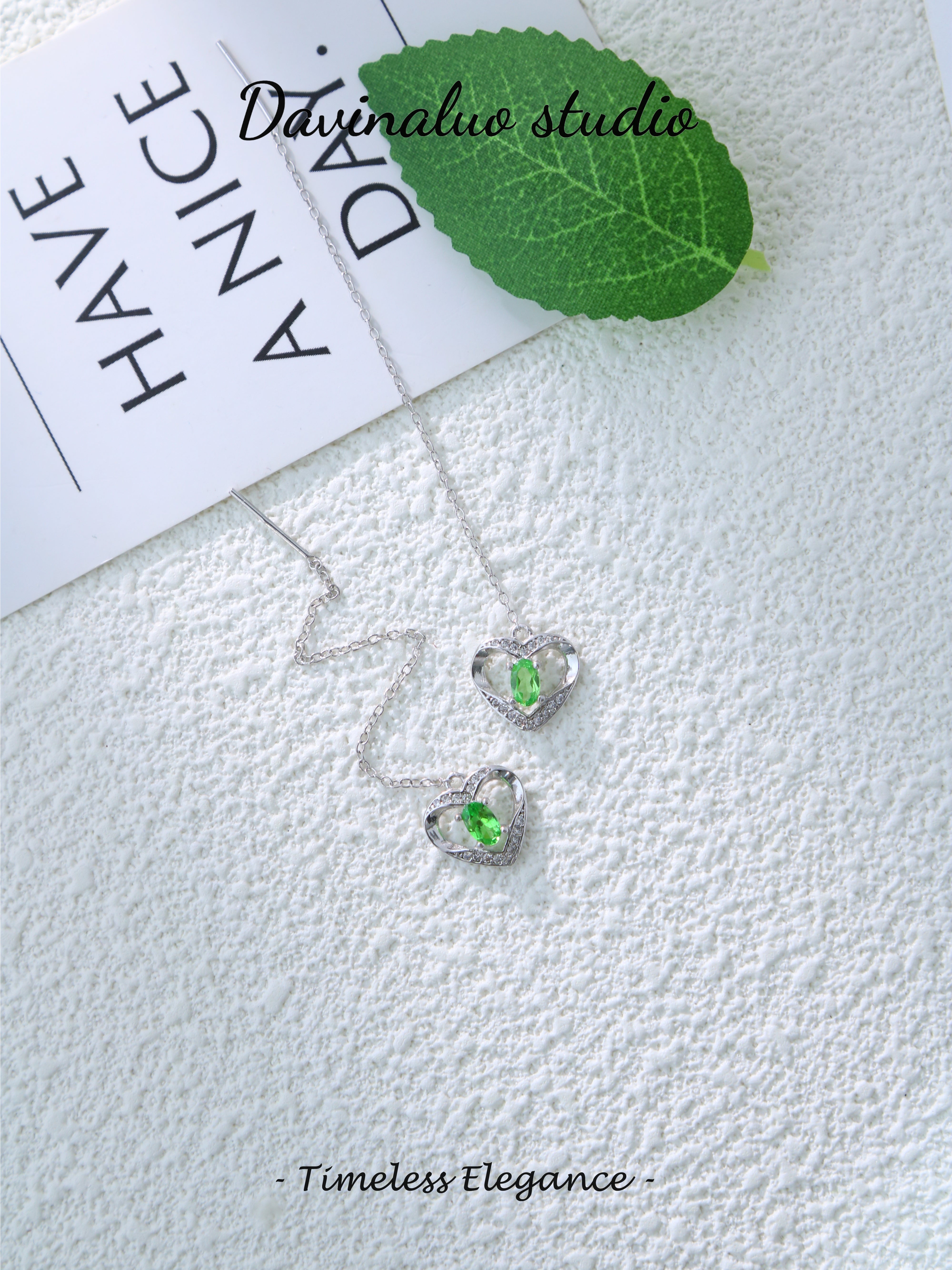 S925 Silver Gorgeous Oval Cut Tsavorite Earrings