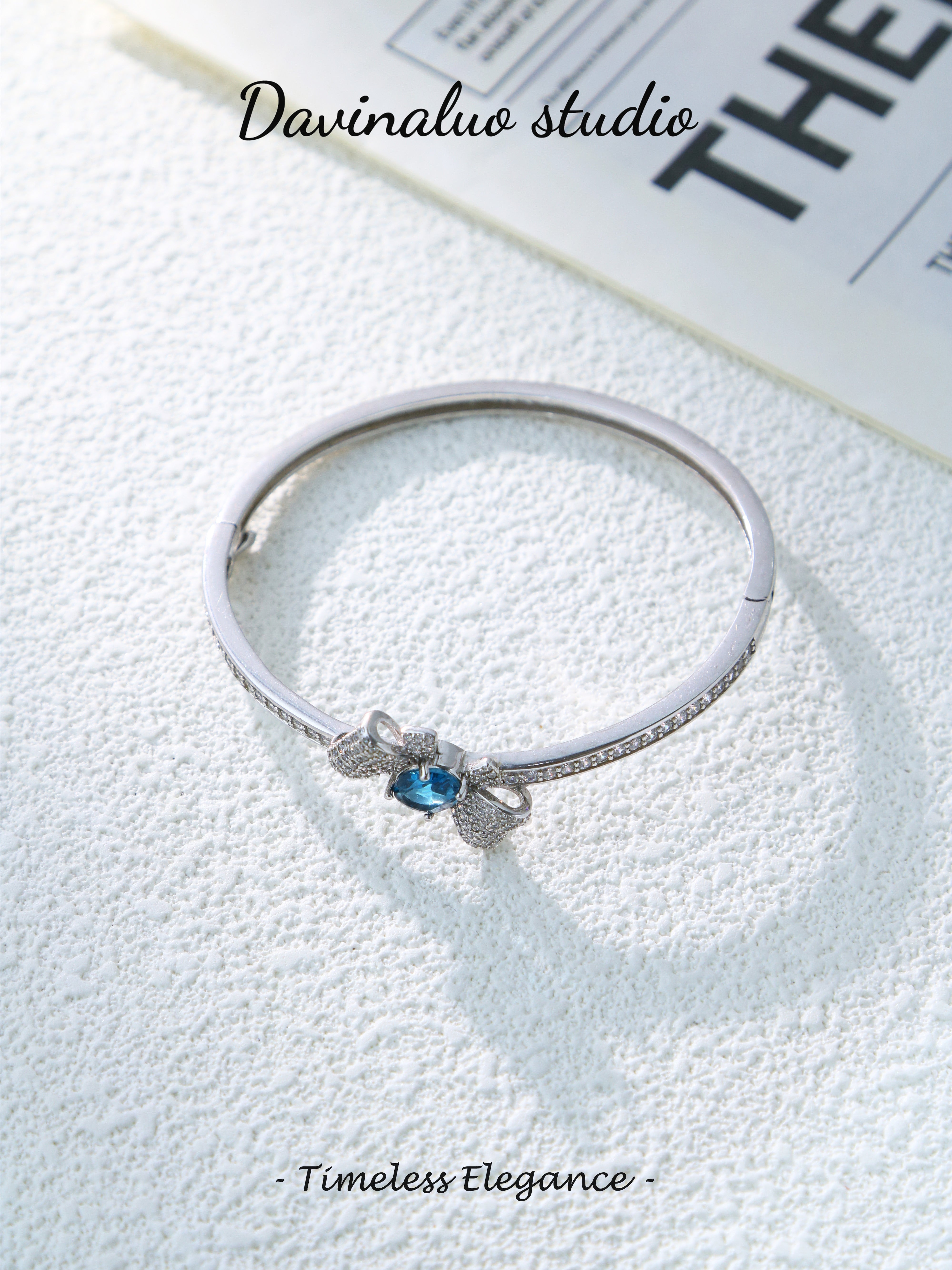 S925 Silver Classic Oval Cut Sapphire Bracelet
