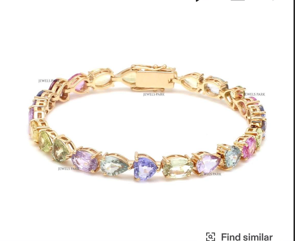 18Carat Gold Bracelet customise Link for Thuy 11.1