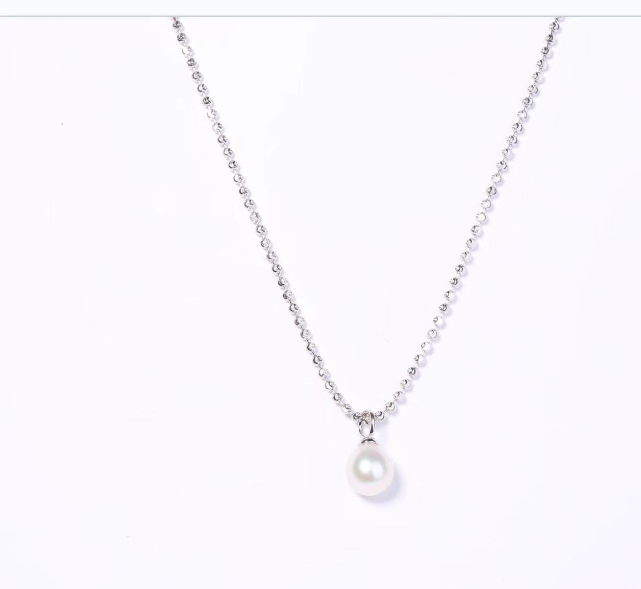 Pendentif camélia en argent S925, eau de mer naturelle, perle noire verdâtre de Tahiti, haute brillance, grande taille 12-13mm, MJ003